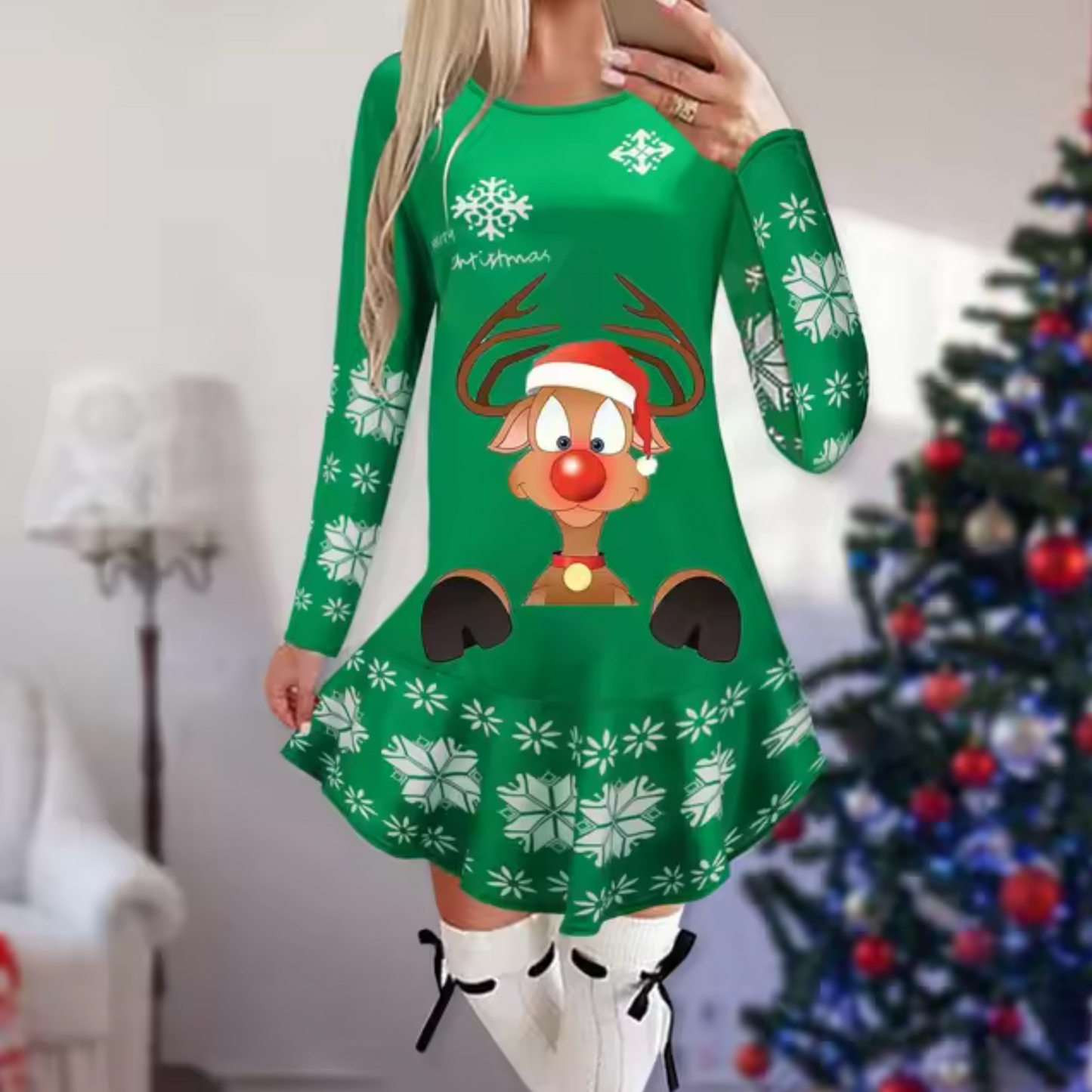 Sally - Kleid mit Weihnachtsthema