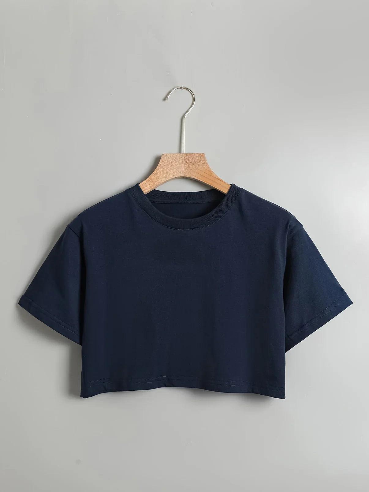 Myelisse – Klassisches, kurzes Baumwoll-T-Shirt