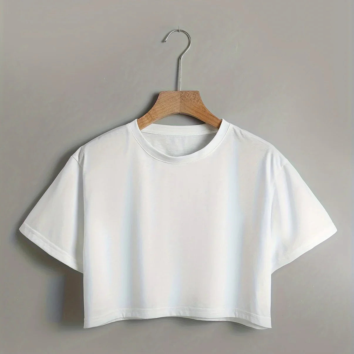 Myelisse – Klassisches, kurzes Baumwoll-T-Shirt