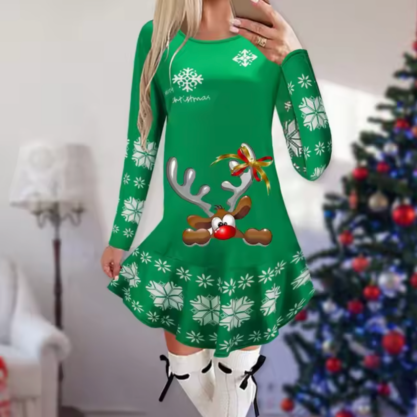 Sally - Kleid mit Weihnachtsthema