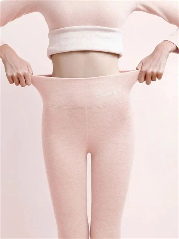 Zirevia – Kuschelige Leggings mit Fleecefutter und hoher Taille