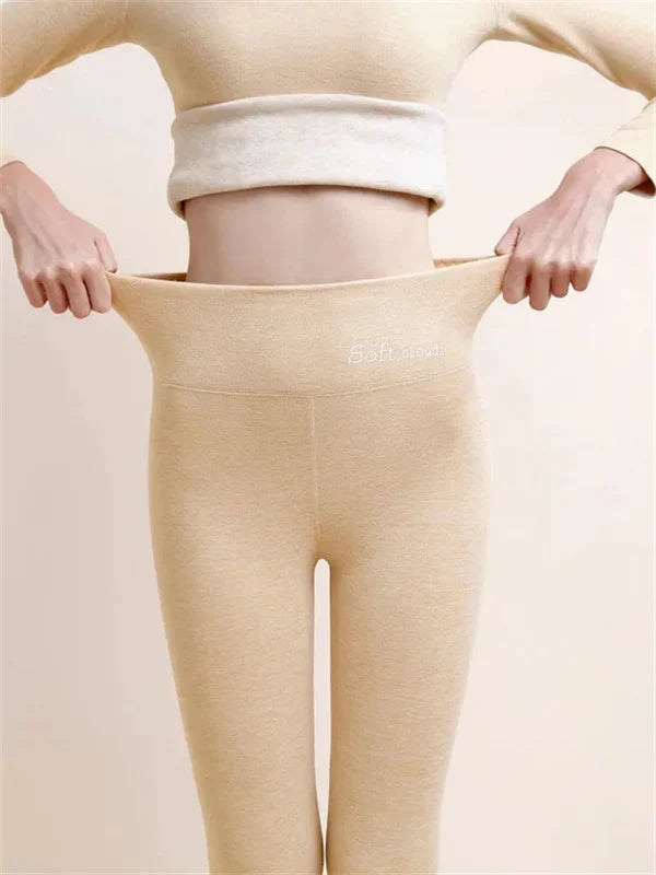 Zirevia – Kuschelige Leggings mit Fleecefutter und hoher Taille