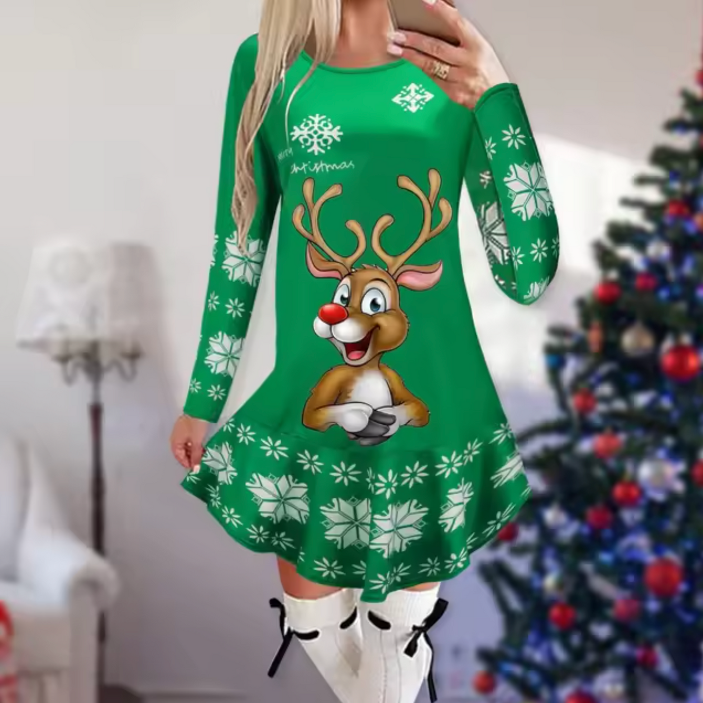 Sally - Kleid mit Weihnachtsthema