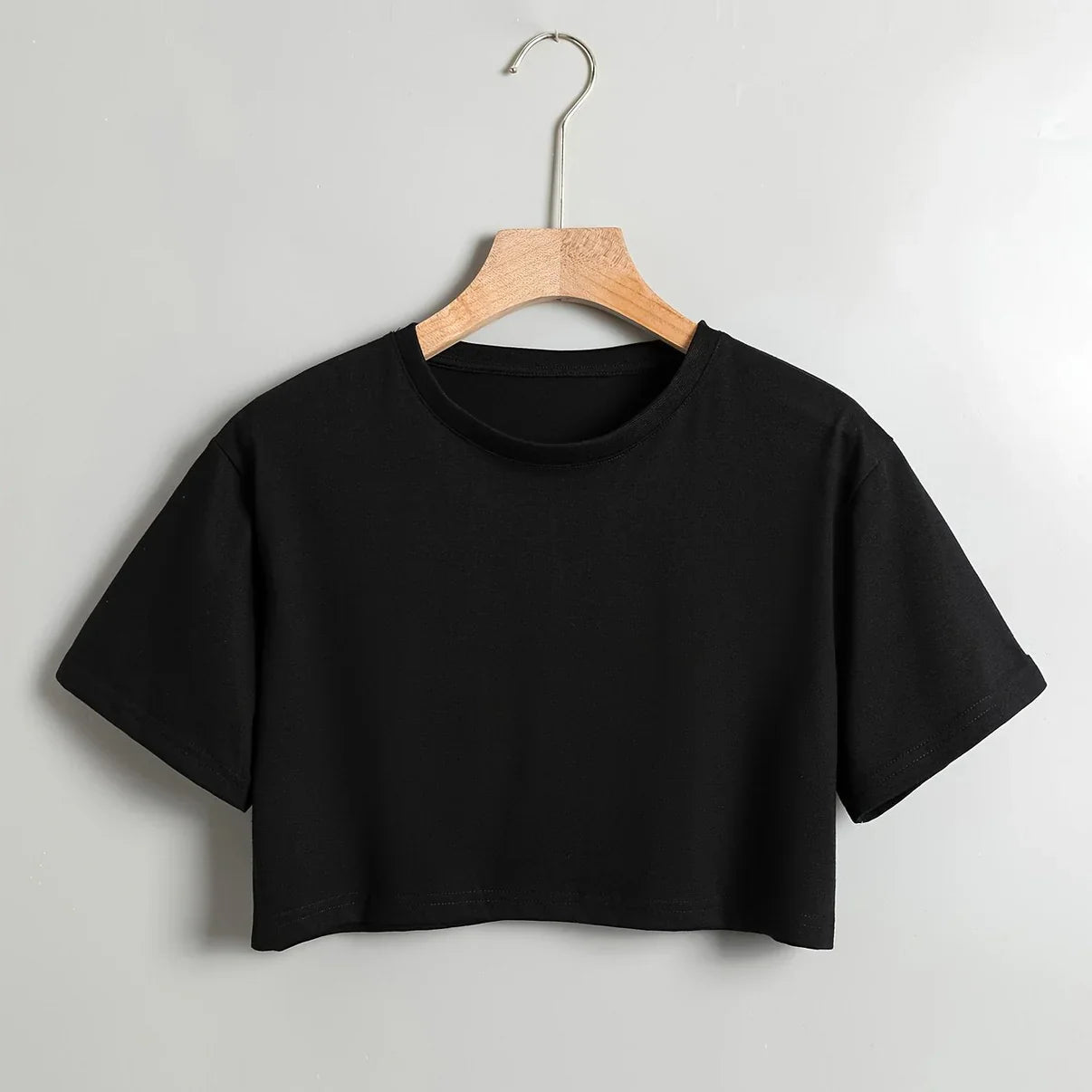 Myelisse – Klassisches, kurzes Baumwoll-T-Shirt