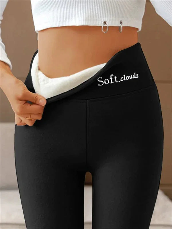 Zirevia – Kuschelige Leggings mit Fleecefutter und hoher Taille