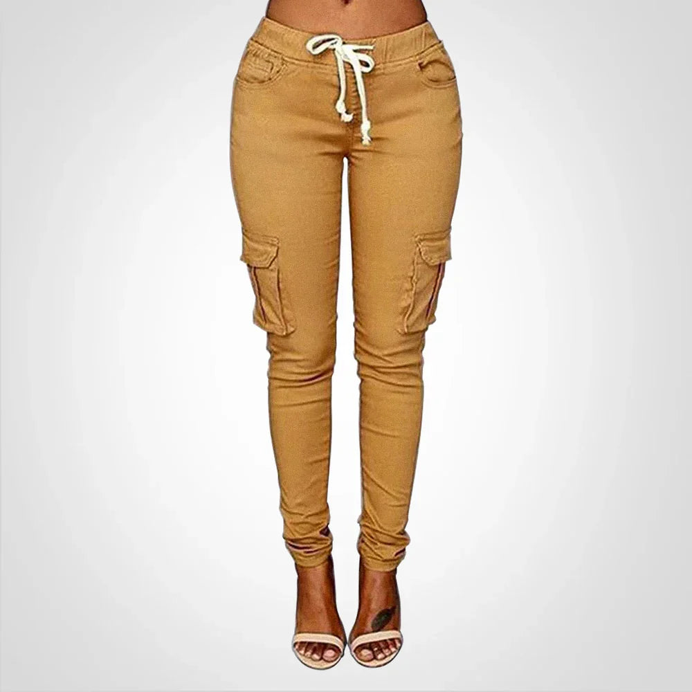 Fiela – Stylische Slim-Fit-Cargohose