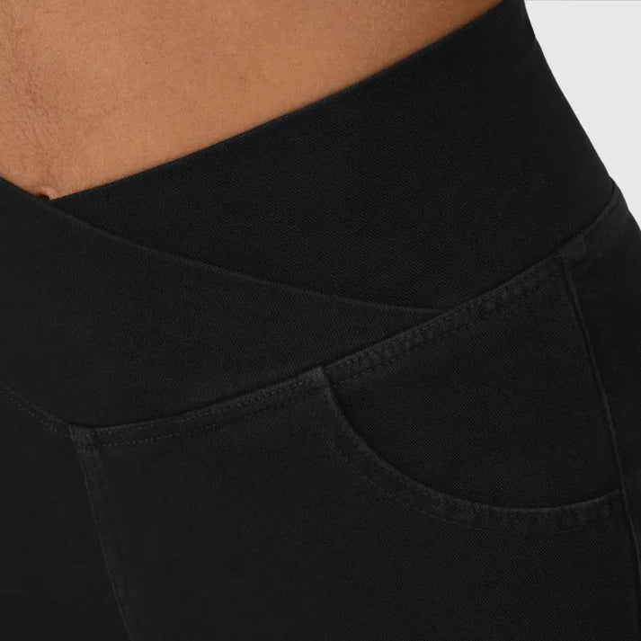 Felyra – Stylische Jeggings mit hohem Bund und ausgestelltem Bein