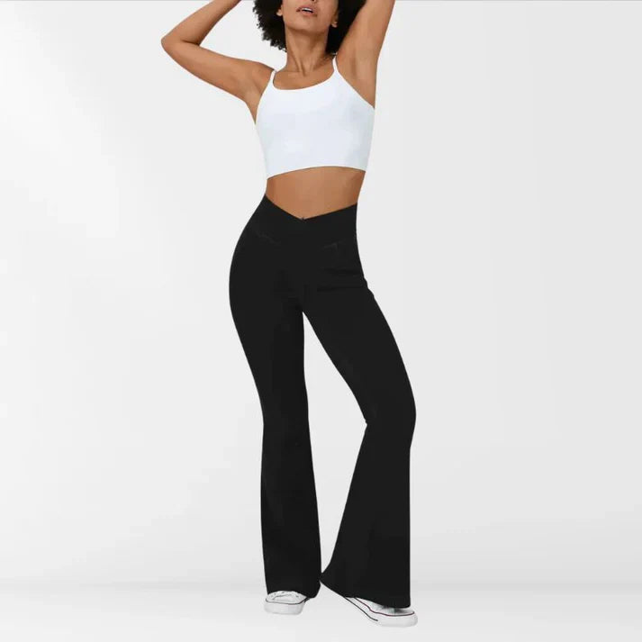 Felyra – Stylische Jeggings mit hohem Bund und ausgestelltem Bein