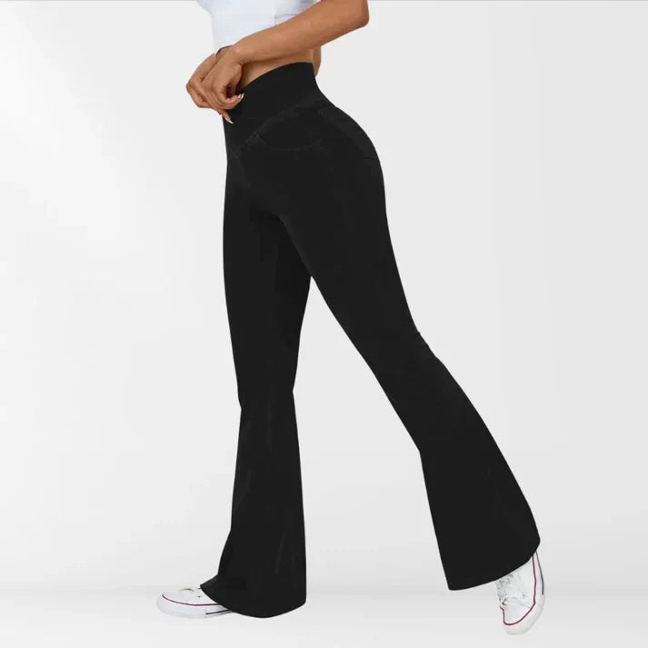 Felyra – Stylische Jeggings mit hohem Bund und ausgestelltem Bein