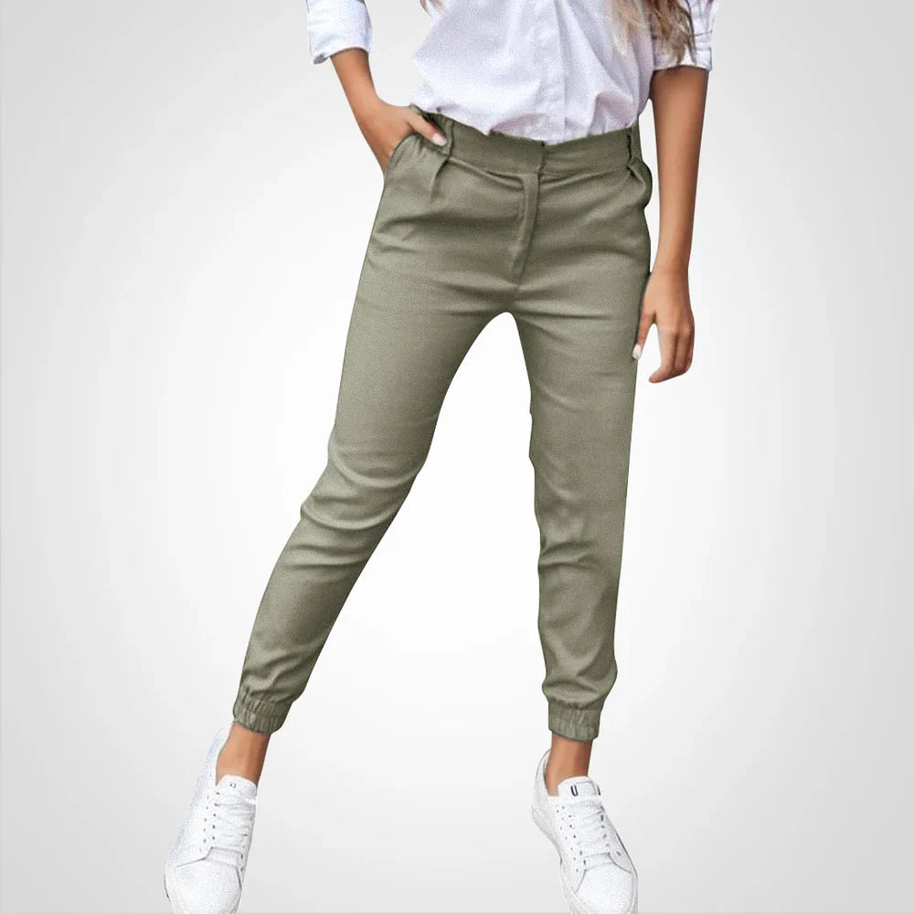 Mello – Stylische Tapered Fit Hose