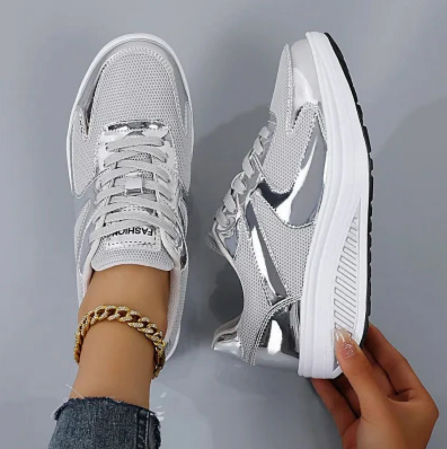 Elysiane – Damen-Sneaker mit klobiger Plateausohle