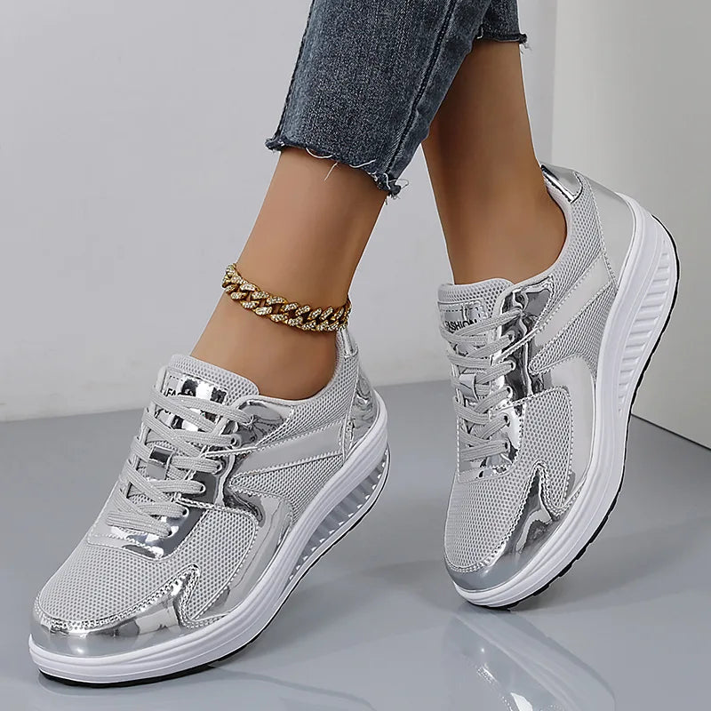 Elysiane – Damen-Sneaker mit klobiger Plateausohle