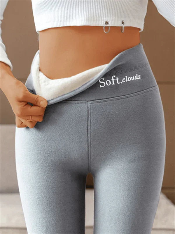 Zirevia – Kuschelige Leggings mit Fleecefutter und hoher Taille