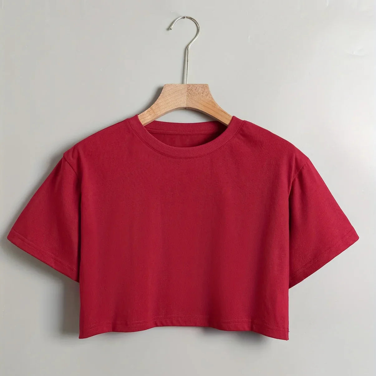 Myelisse – Klassisches, kurzes Baumwoll-T-Shirt
