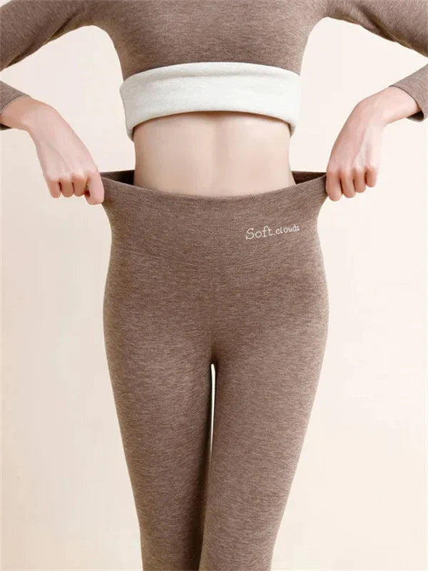 Zirevia – Kuschelige Leggings mit Fleecefutter und hoher Taille
