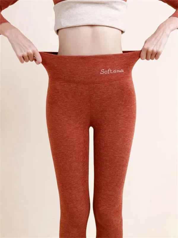 Zirevia – Kuschelige Leggings mit Fleecefutter und hoher Taille