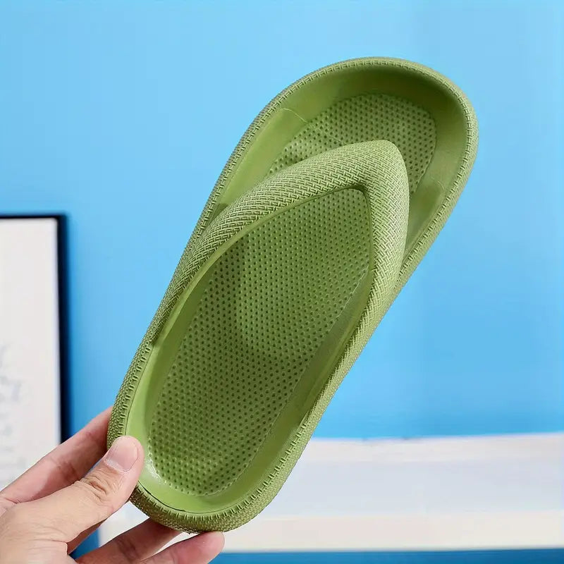 Elfriede – Weiche Plateau-Flip-Flops