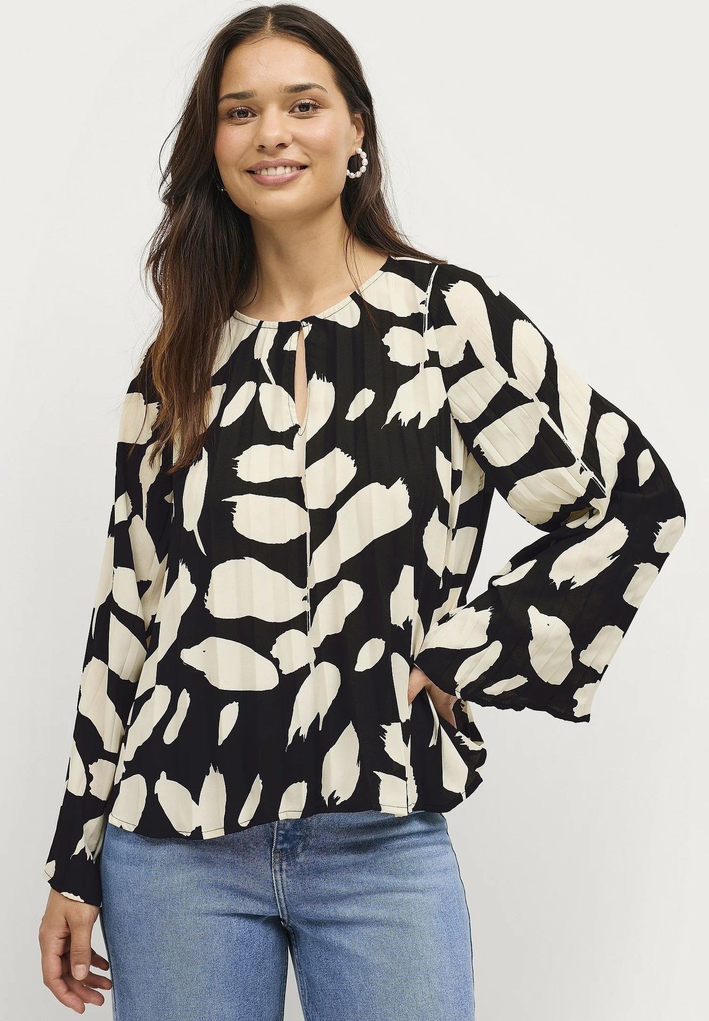 GABRIELLE - Bluse - Schwarz