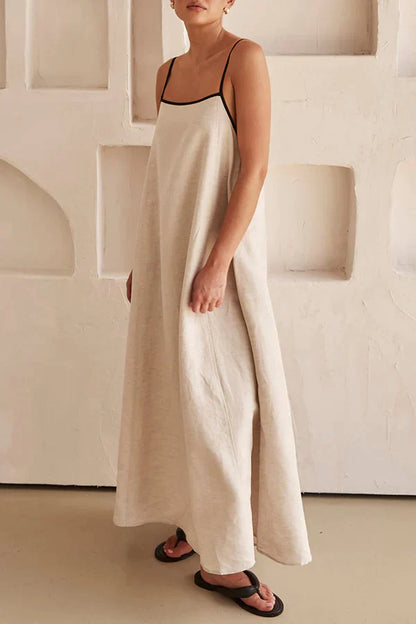 Connie - Modisches Leinen-Maxikleid
