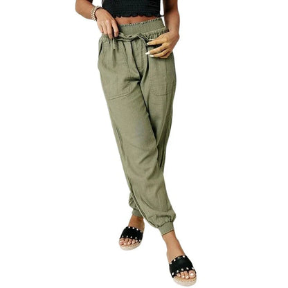 Shekira – Leichte Damen-Jogginghose mit Kordelzug
