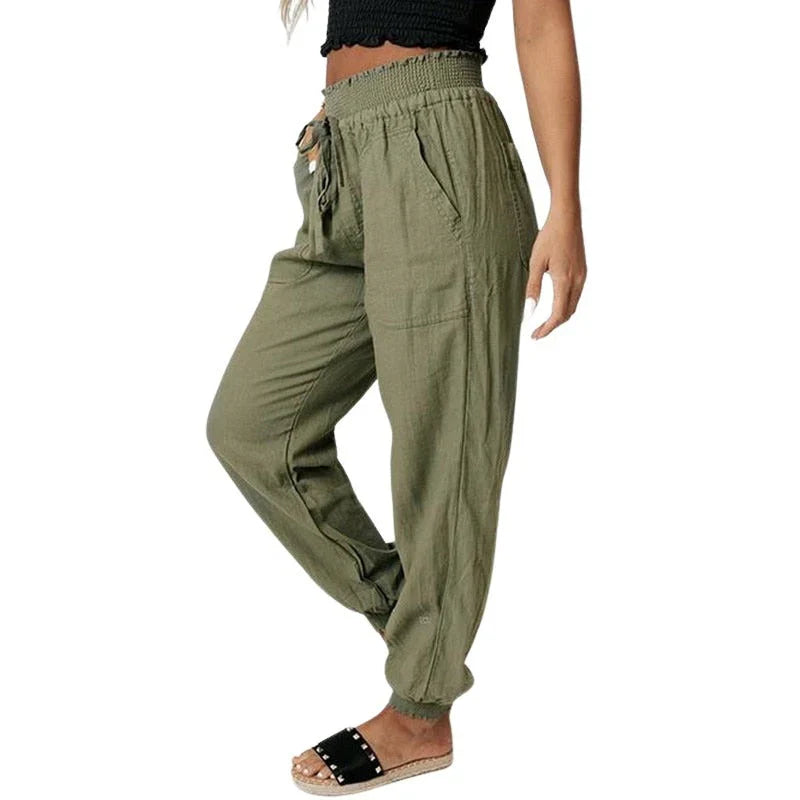 Shekira – Leichte Damen-Jogginghose mit Kordelzug