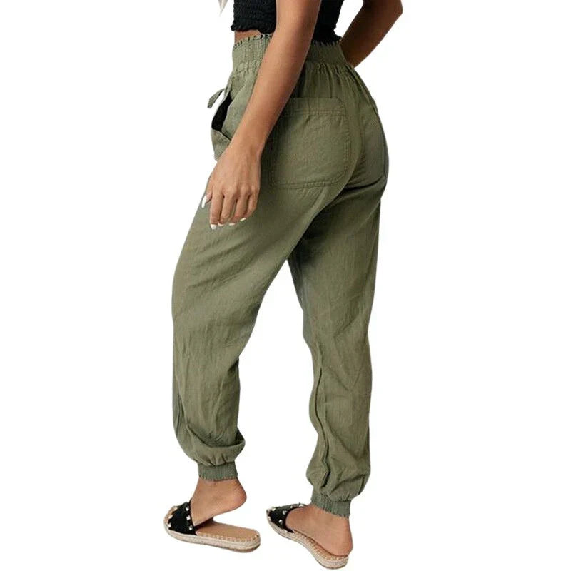 Shekira – Leichte Damen-Jogginghose mit Kordelzug