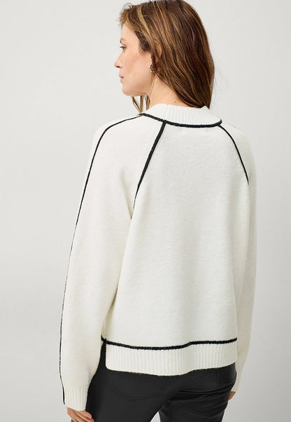 ELLEN - Strickpullover - Weiß