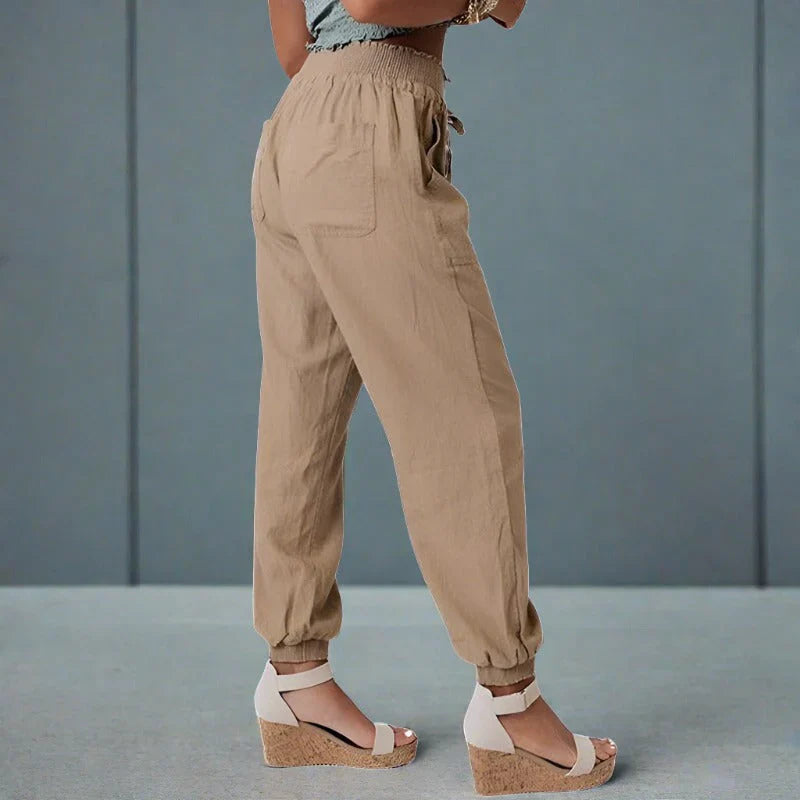 Shekira – Leichte Damen-Jogginghose mit Kordelzug
