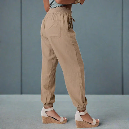Shekira – Leichte Damen-Jogginghose mit Kordelzug