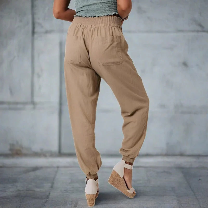 Shekira – Leichte Damen-Jogginghose mit Kordelzug