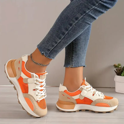 Demora – Chunky Mesh-Sneaker mit Farbblockdesign