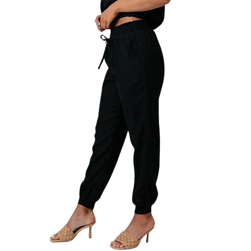 Shekira – Leichte Damen-Jogginghose mit Kordelzug