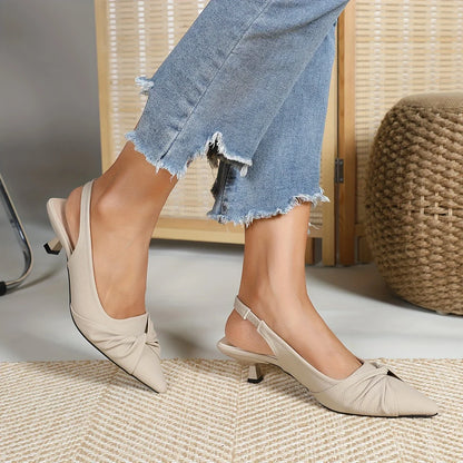 Osyndra – Elegante Slingback-Pumps mit spitzer Spitze