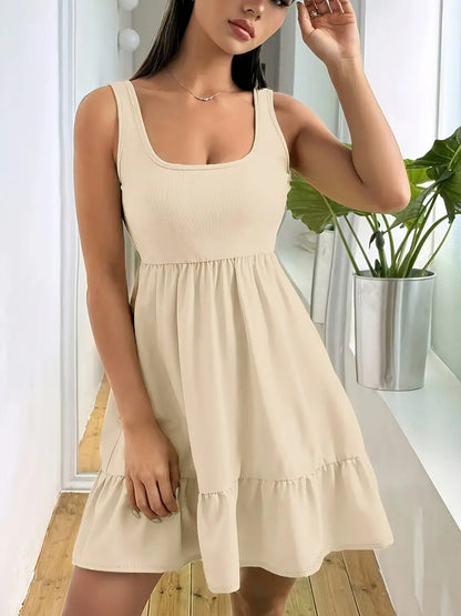 Emberlynn – Ärmelloses Stufen-Minikleid
