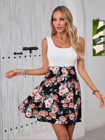 Matisse – Ärmelloses Kleid mit Blumenmuster