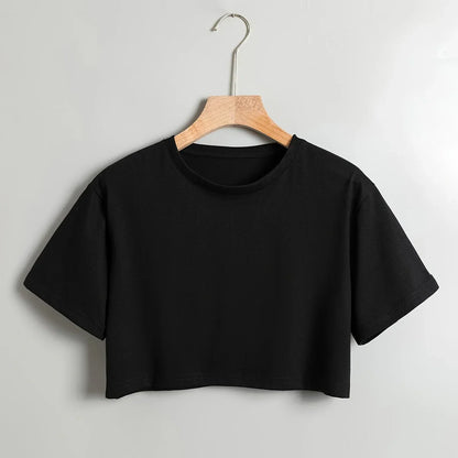 Myelisse – Klassisches, kurzes Baumwoll-T-Shirt