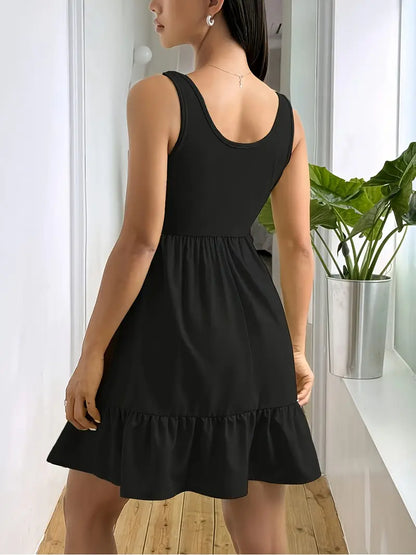 Emberlynn – Ärmelloses Stufen-Minikleid