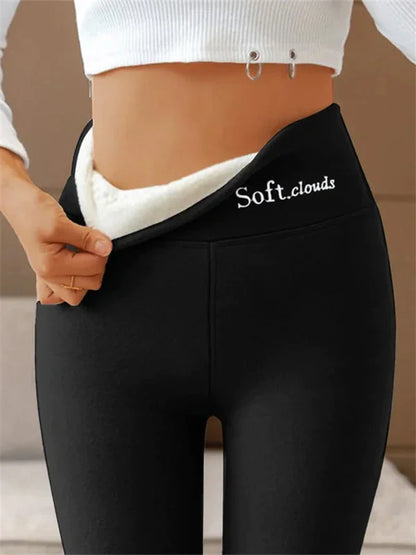 Zirevia – Kuschelige Leggings mit Fleecefutter und hoher Taille