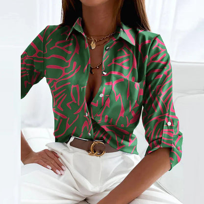 Soravelle – Hemd mit geometrischem Print