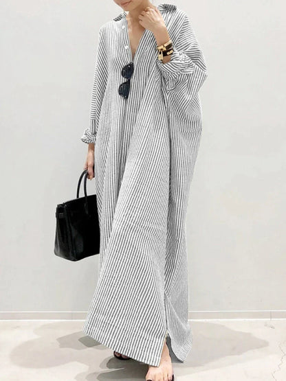 Carmen - Gestreiftes Modekleid