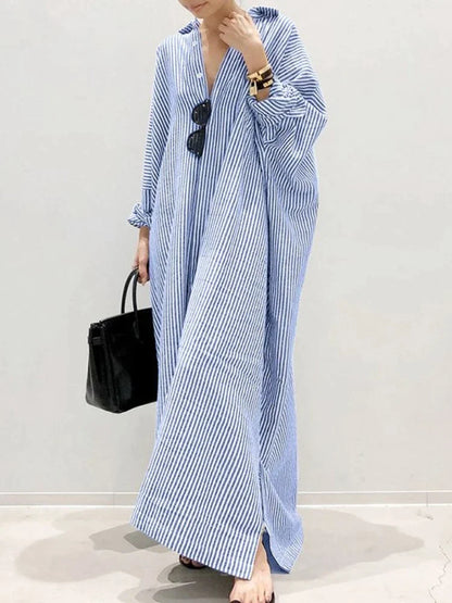 Carmen - Gestreiftes Modekleid