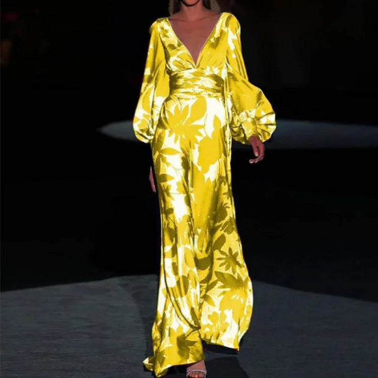 Brenda - Modisches Kleid mit V-Ausschnit