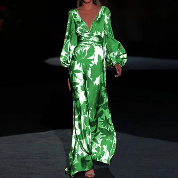 Brenda - Modisches Kleid mit V-Ausschnit