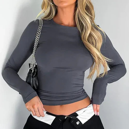 Mariette – Elegantes Langarm-Top