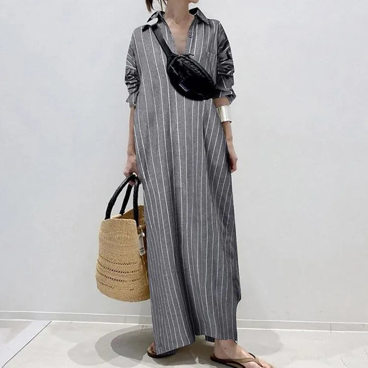 Carmen - Gestreiftes Modekleid