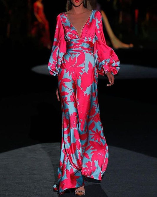 Brenda - Modisches Kleid mit V-Ausschnit