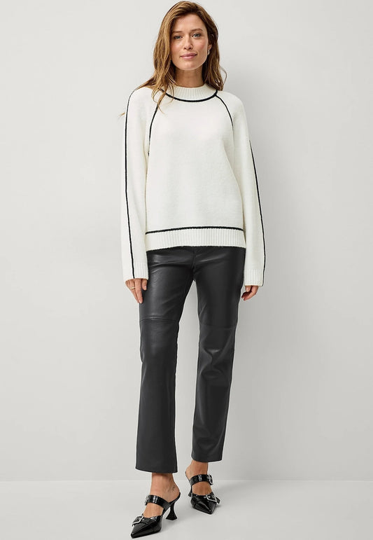 ELLEN - Strickpullover - Weiß