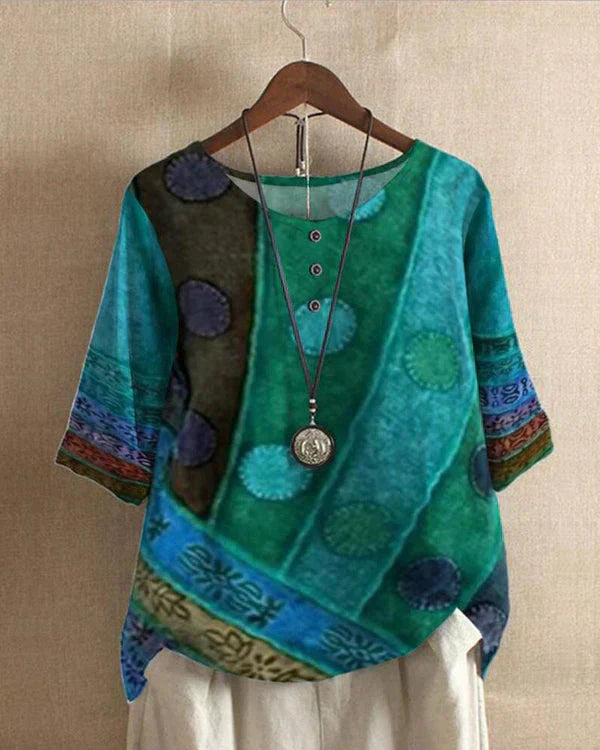 Marvelo – Bunte Boho-Bluse